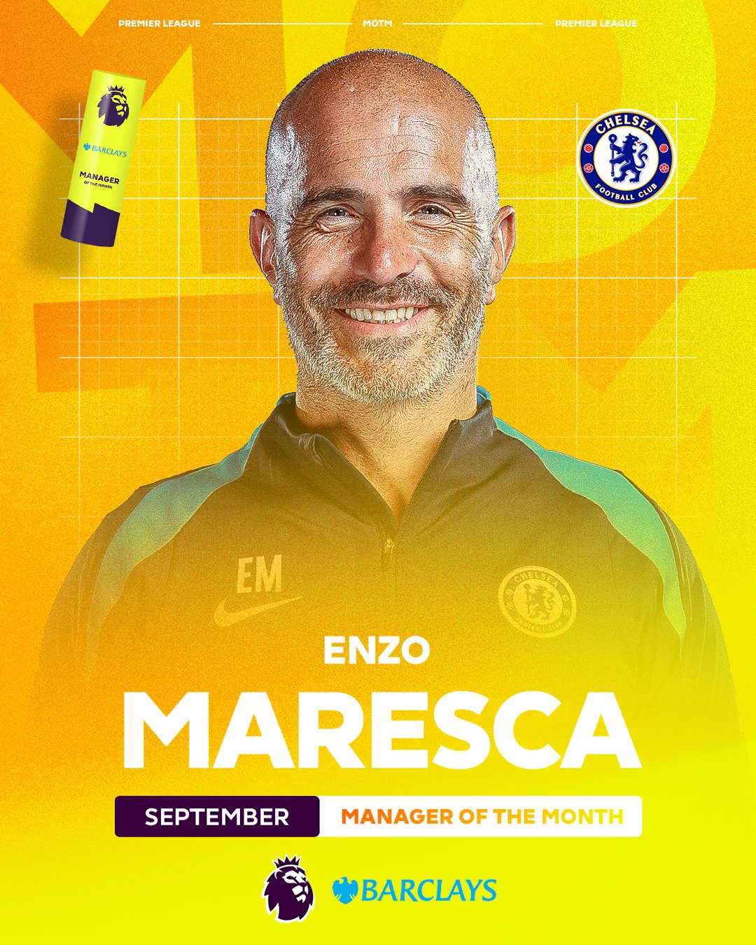 Enzo Maresca named Premier League MOTM