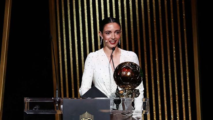 Aitana Bonmati wins the 2024 Ballon d'Or Feminin