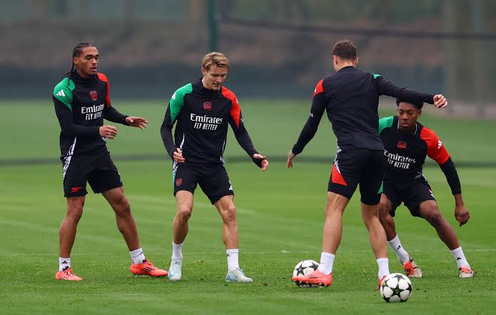 Martin Odegaard return to full team training